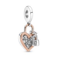 Charm Pandora Donna Pandora Moments in Lega metallica Zirconia 780087C01 - 780087C01